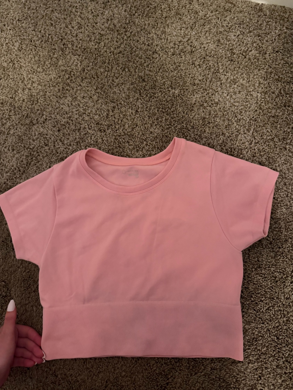 OFFLINE By Aerie Sidewalk Seamless Cropped T-Shirt
